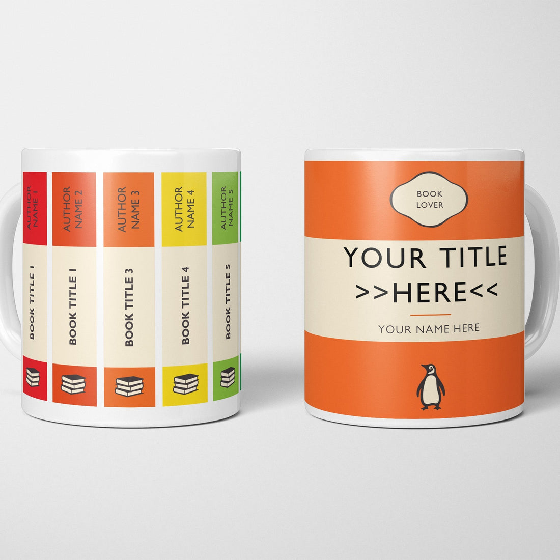 Craft Your Own Personalised Book Cover Mugs