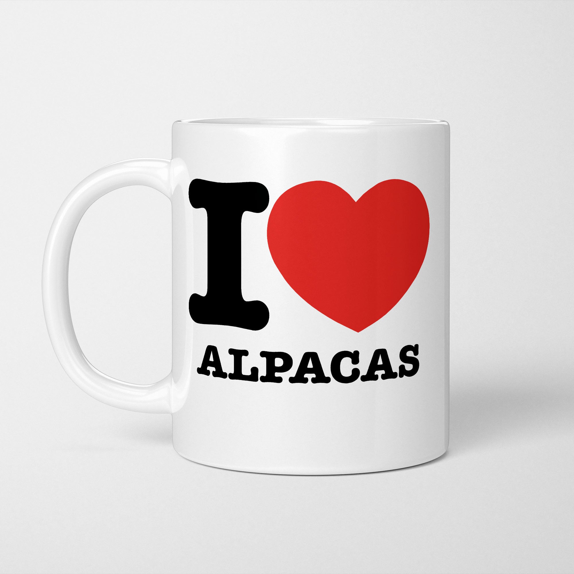 I Love Alpacas Mug