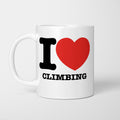 I Love Climbing Mug