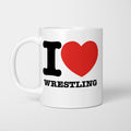 I Love Wrestling Mug