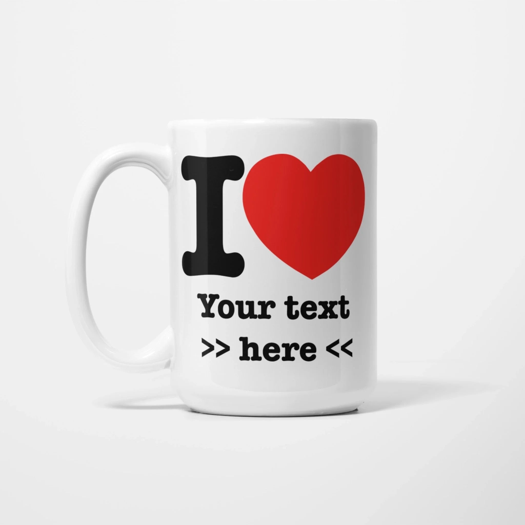 Personalised I Love Mug
