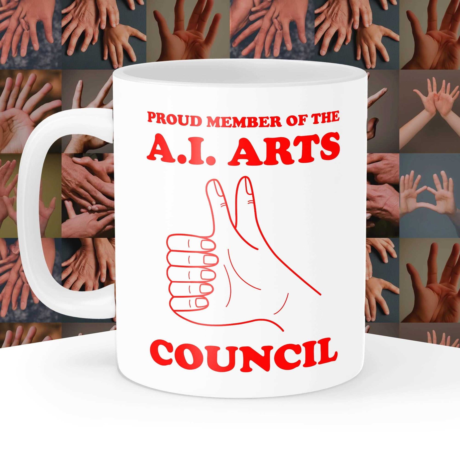 AI Arts Council Graphic Designer Mug