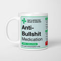 Anti-Bullshit Medication Prescription Mug