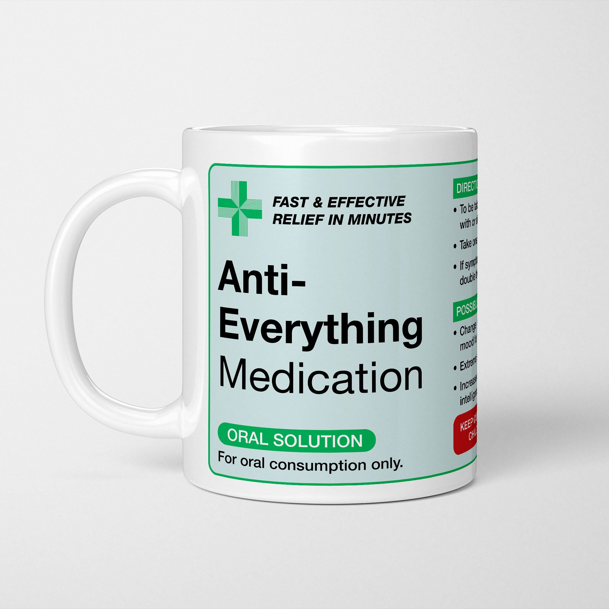 Anti-Everything Medication Prescription Mug