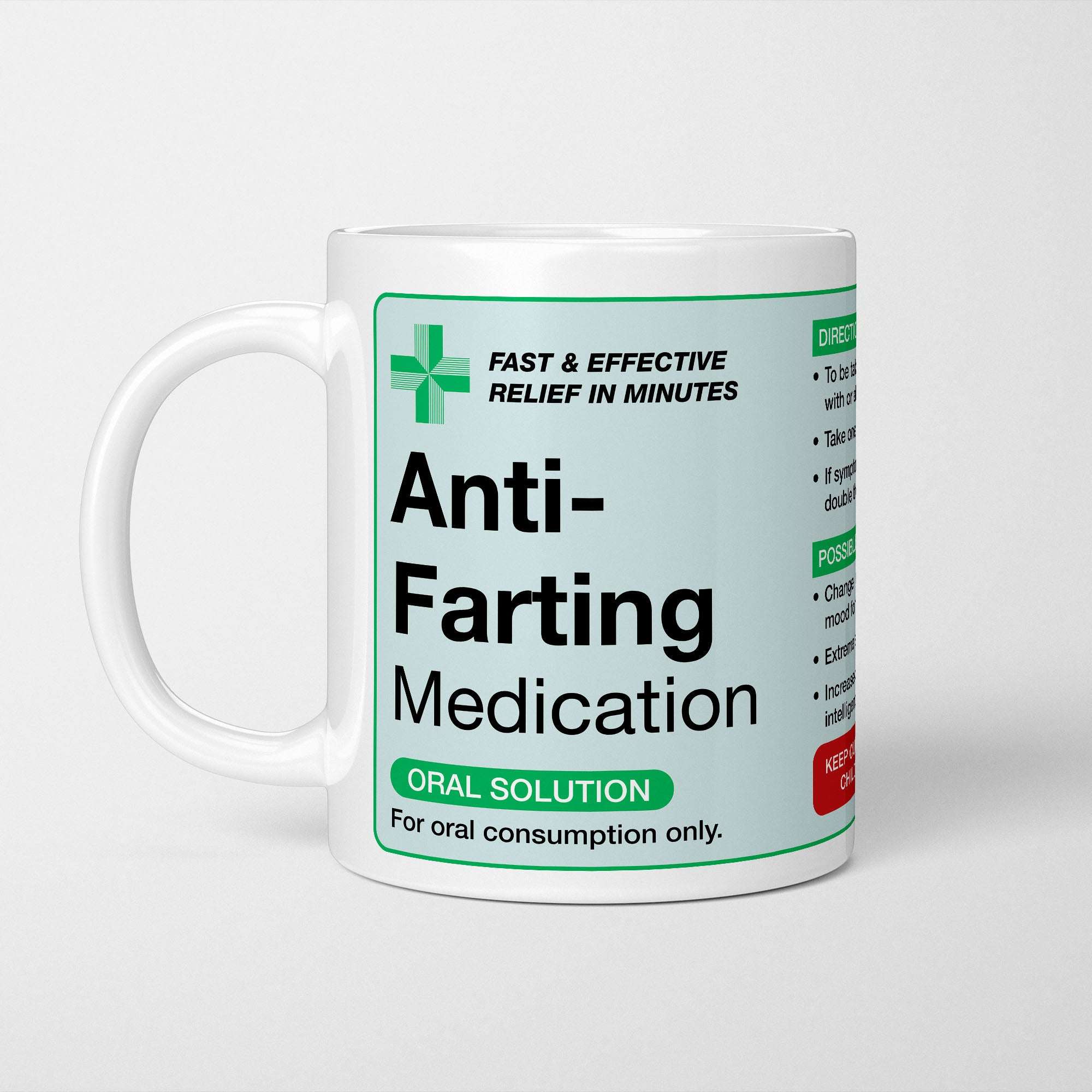 Anti-Farting Medication Prescription Mug
