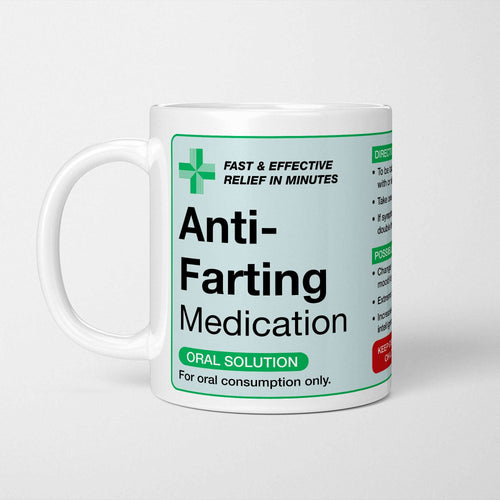 Anti-Farting Medication Prescription Mug