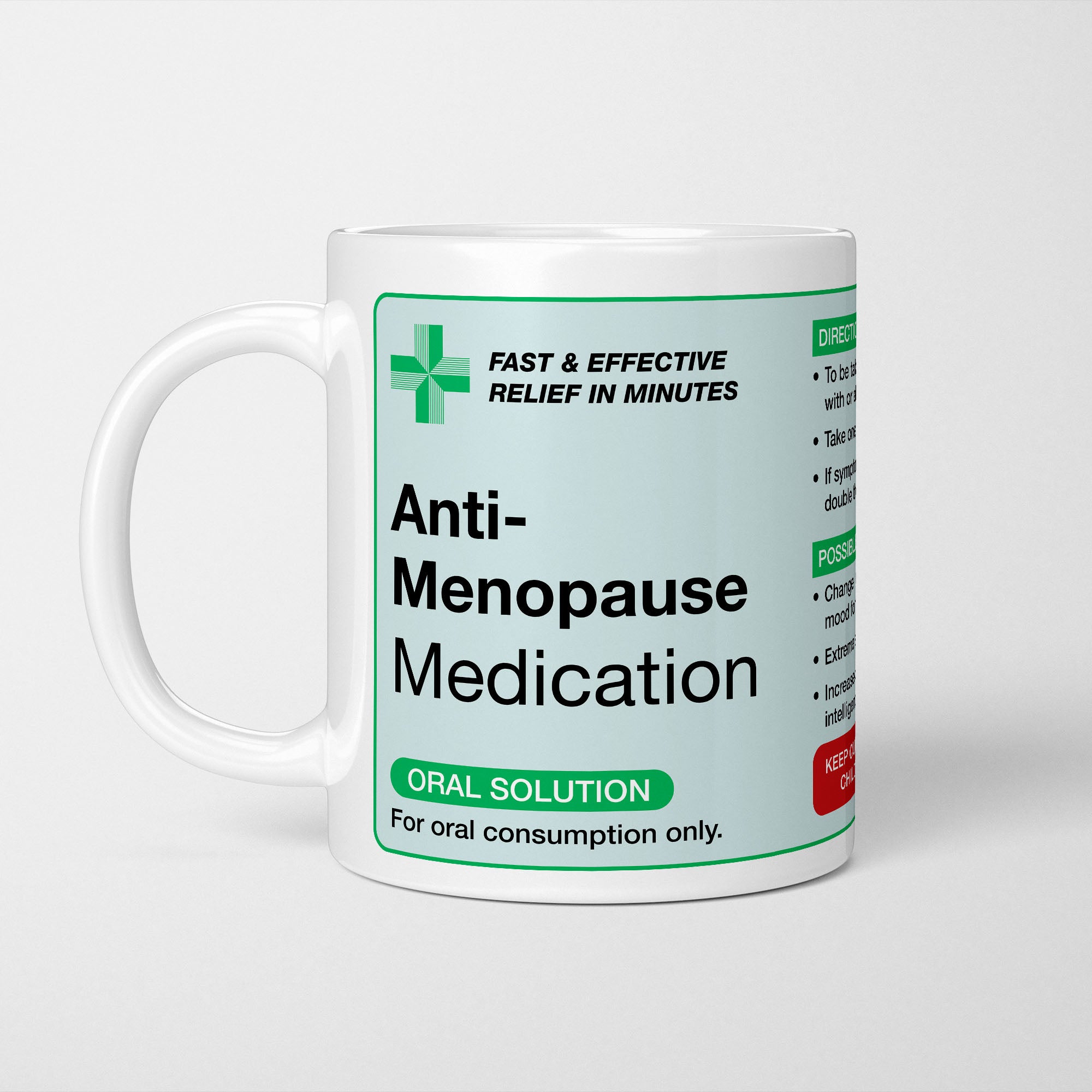 Anti-Menopause Medication Prescription Mug