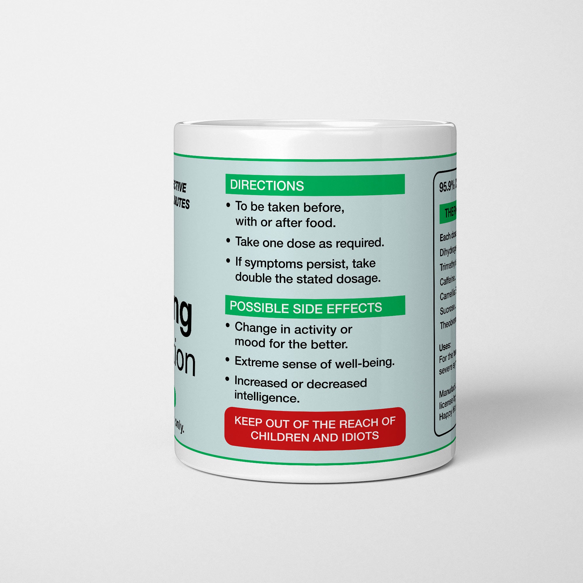 Anti-Nagging Medication Prescription Mug