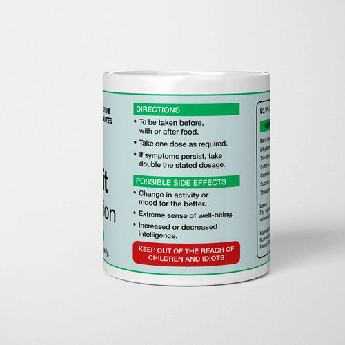 Anti-Old Git Medication Prescription Mug