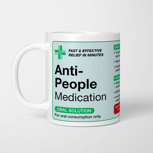 Anti-People Medication Prescription Mug