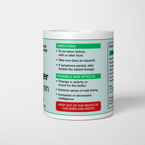 Anti-Teenager Medication Prescription Mug