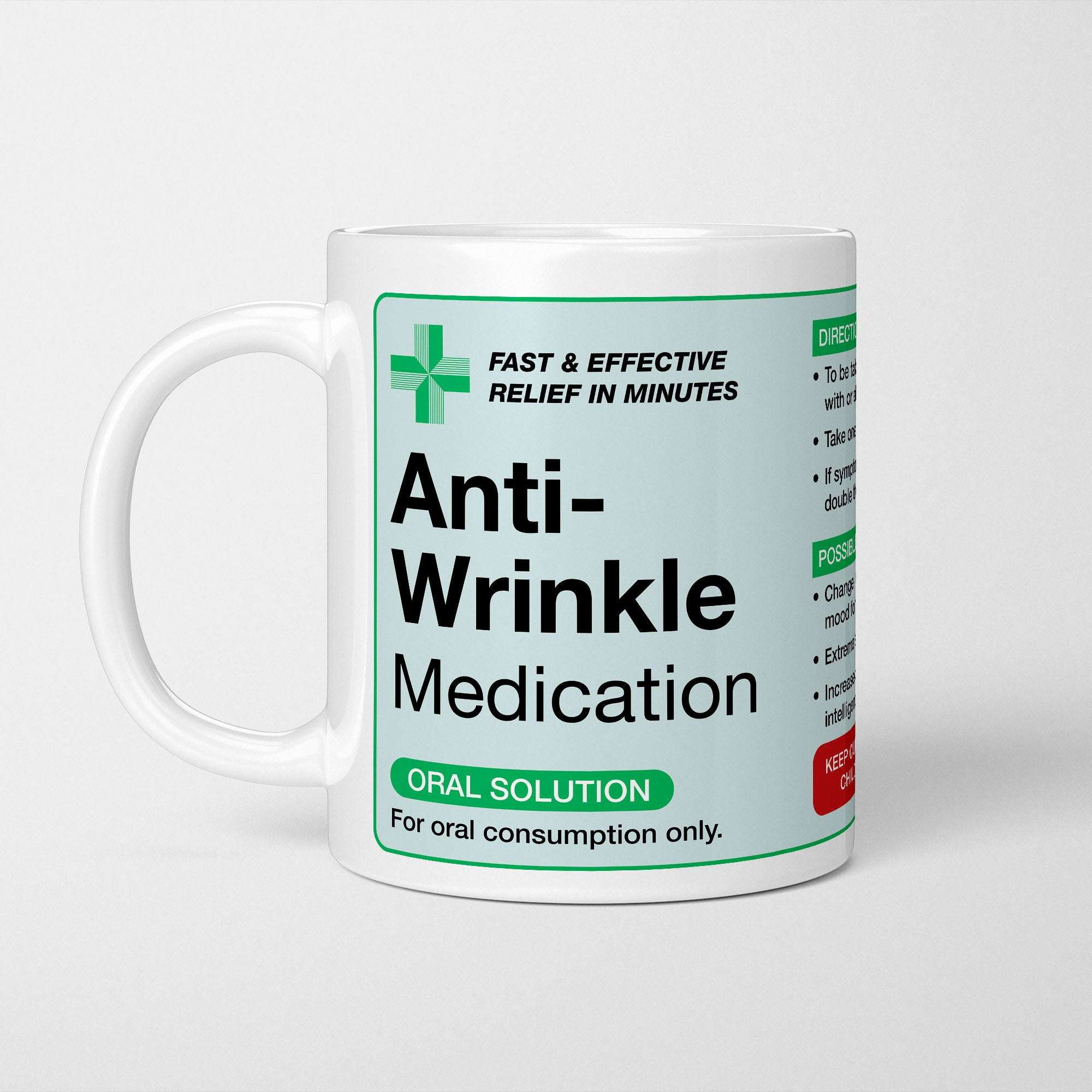Anti-Wrinkle Medication Prescription Mug