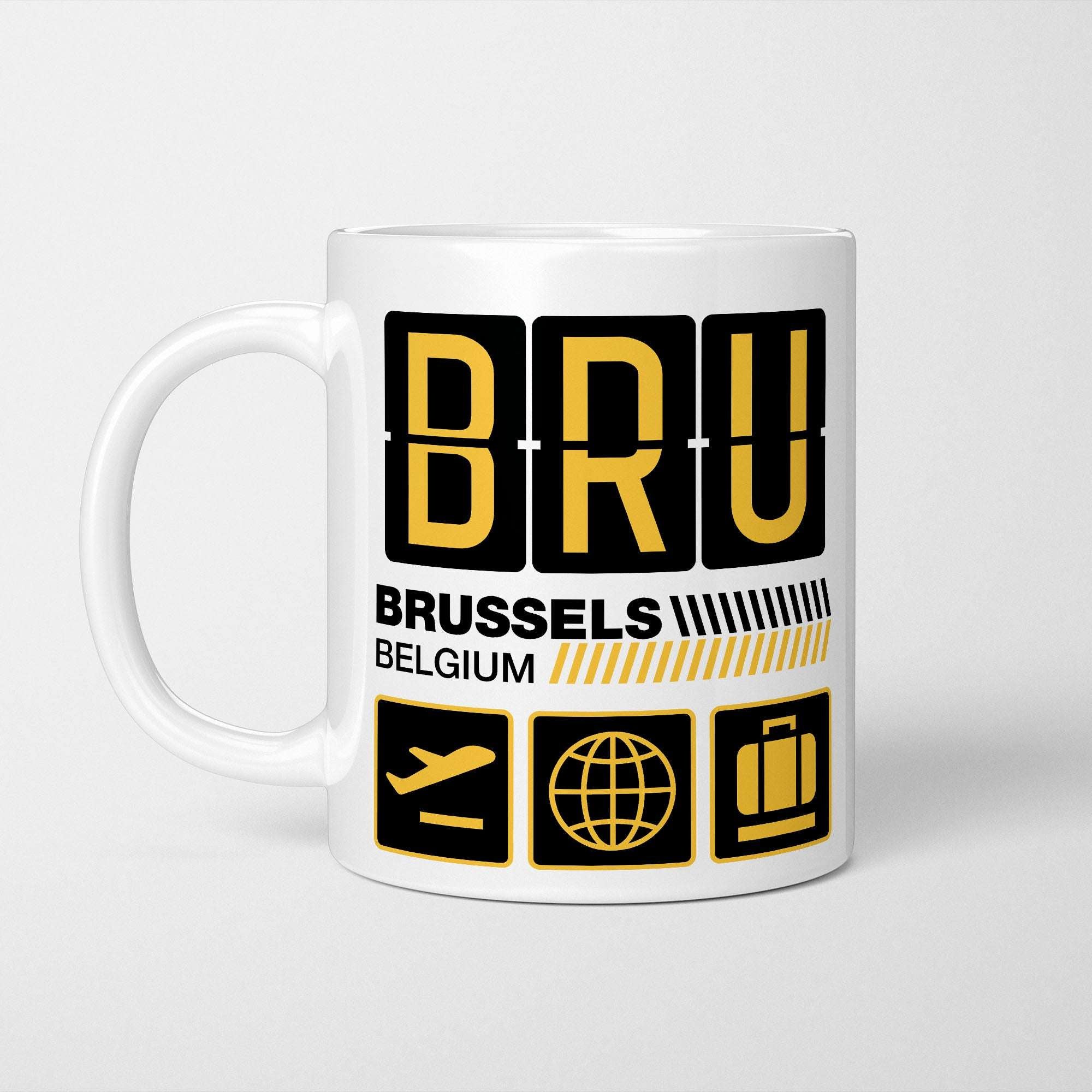 Brussels Airport Tag Mug