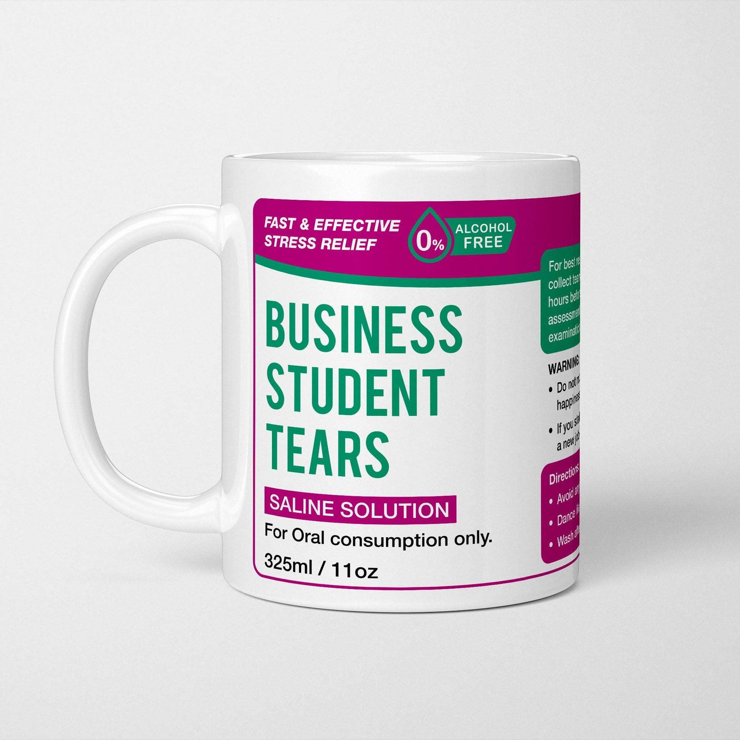 Business Student Tears Mug