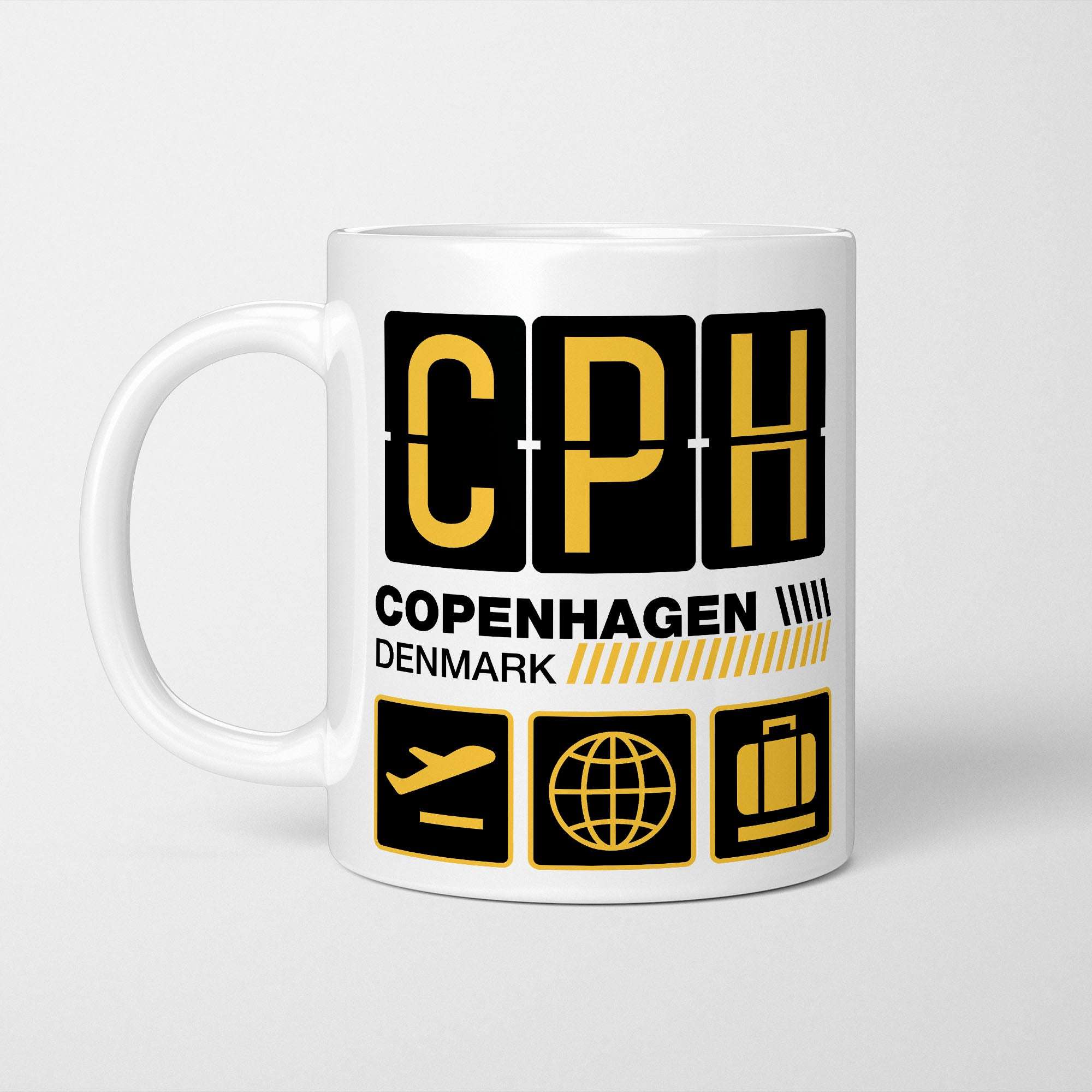 Copenhagen Airport Tag Mug