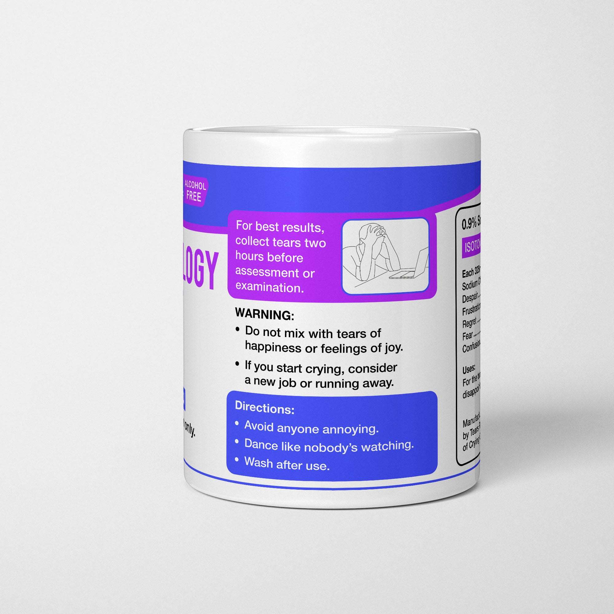 Criminology Student Tears Mug