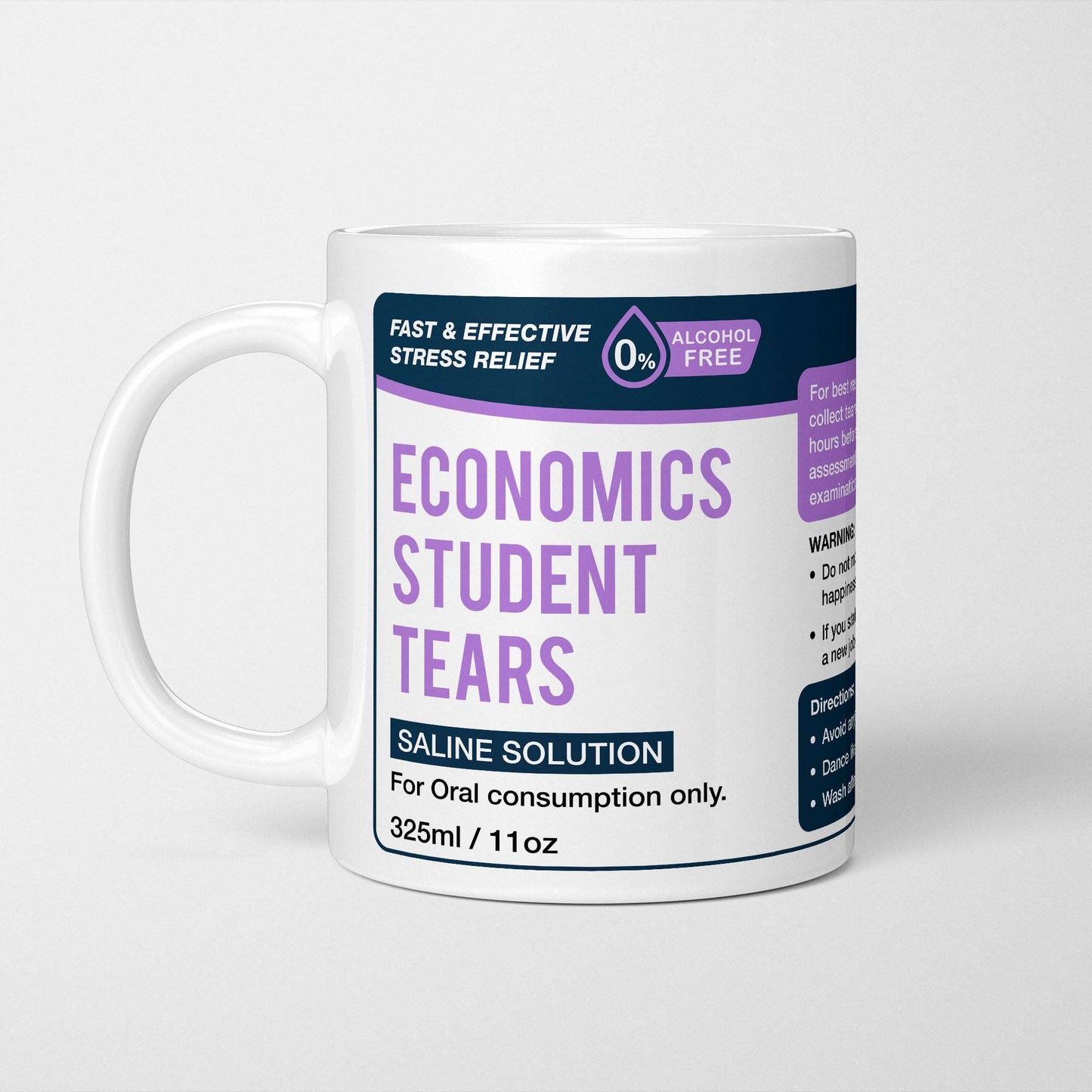 Economics Student Tears Mug