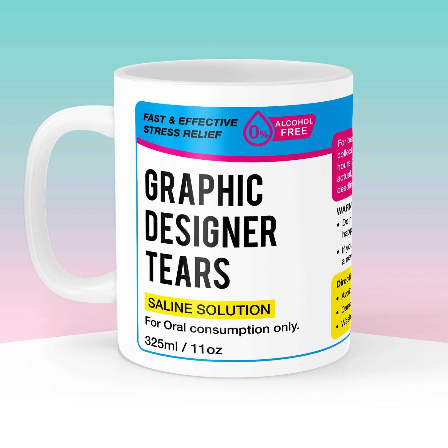 Graphic Designer Tears Mug