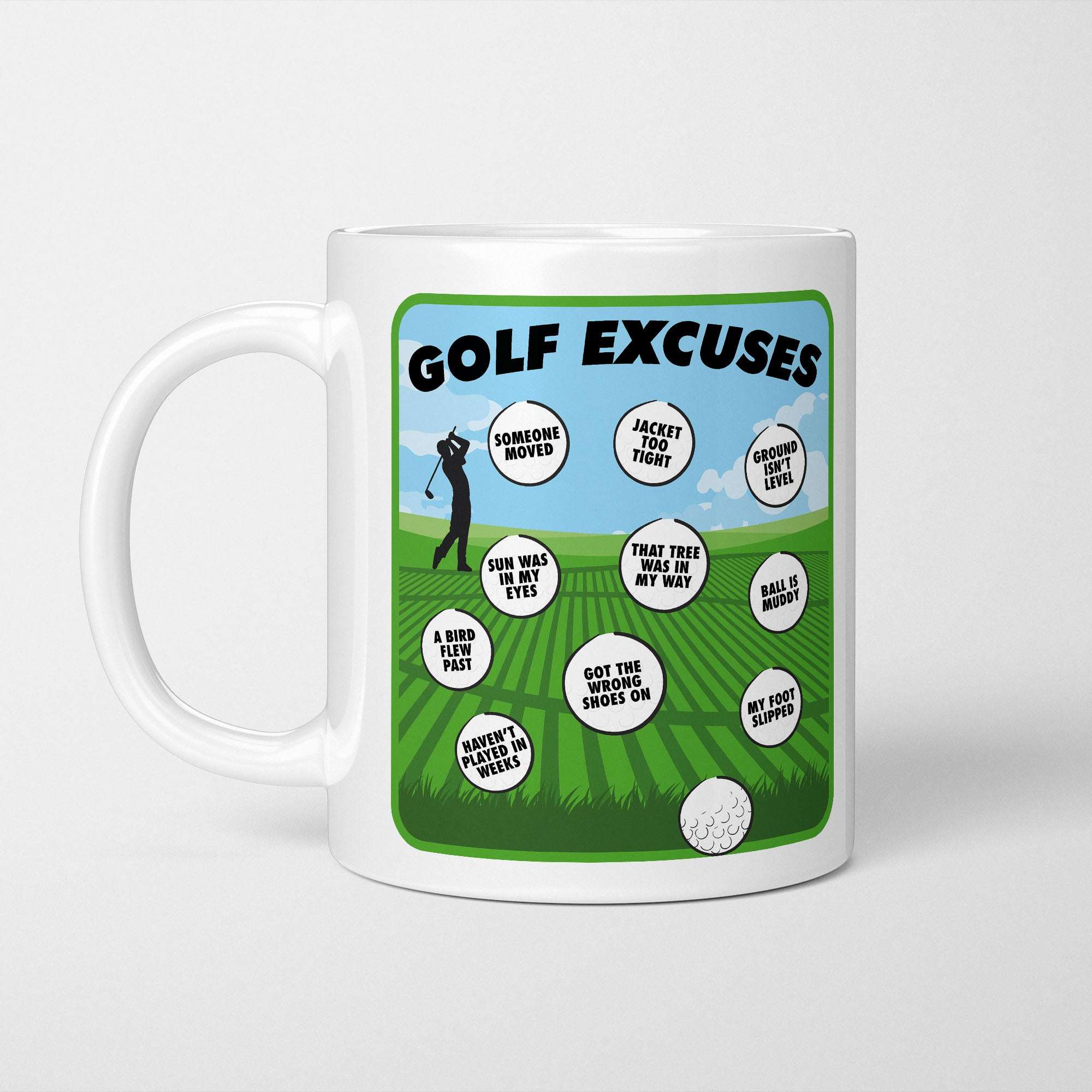 Golf Excuses Mug
