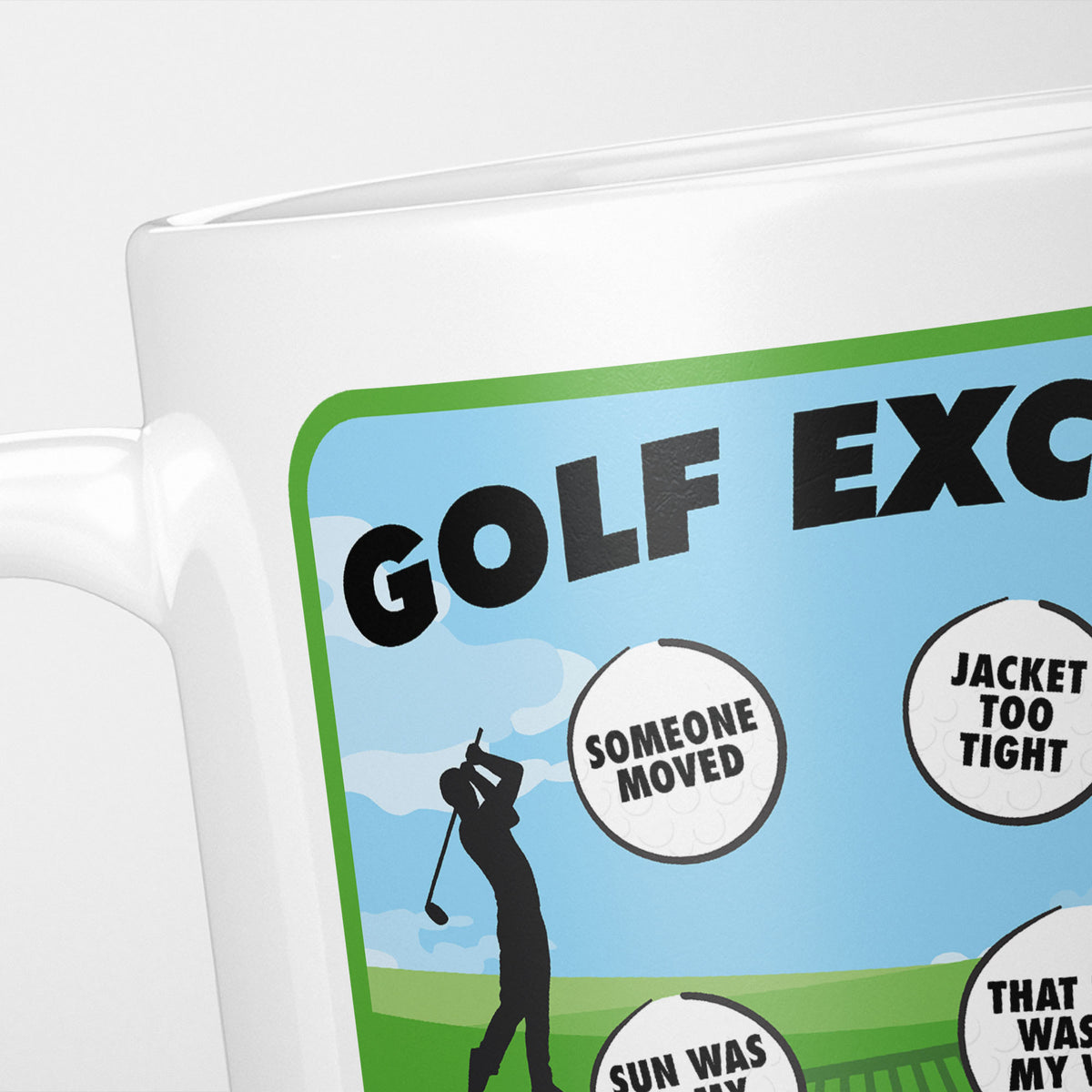 Golf Excuses Mug