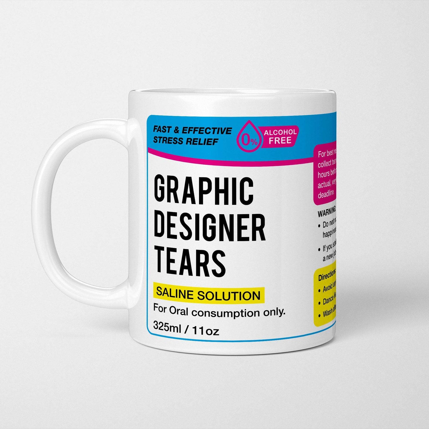 Graphic Designer Tears Mug
