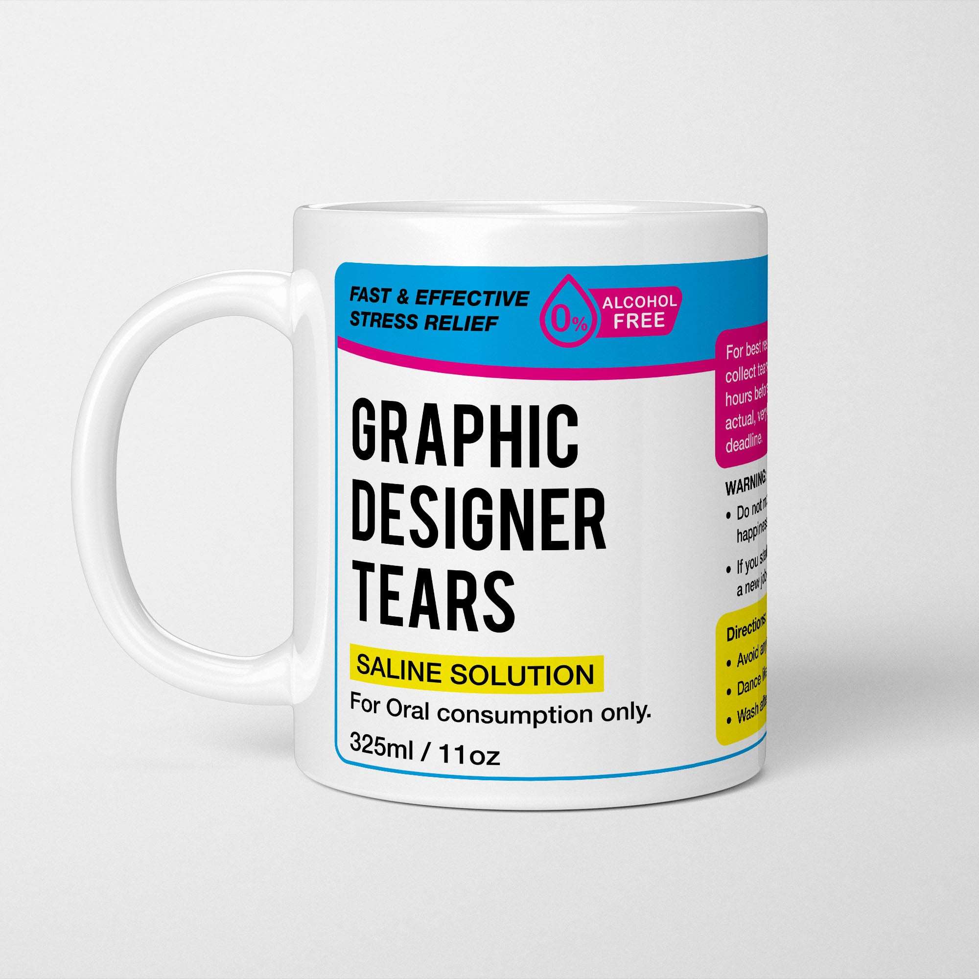 Graphic Designer Tears Mug