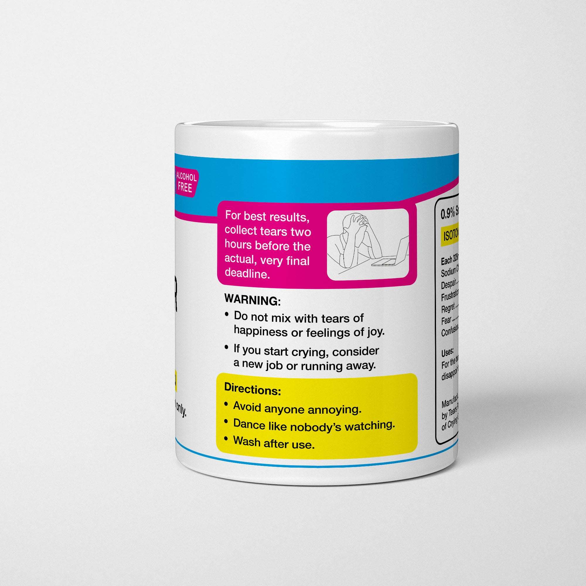 Graphic Designer Tears Mug