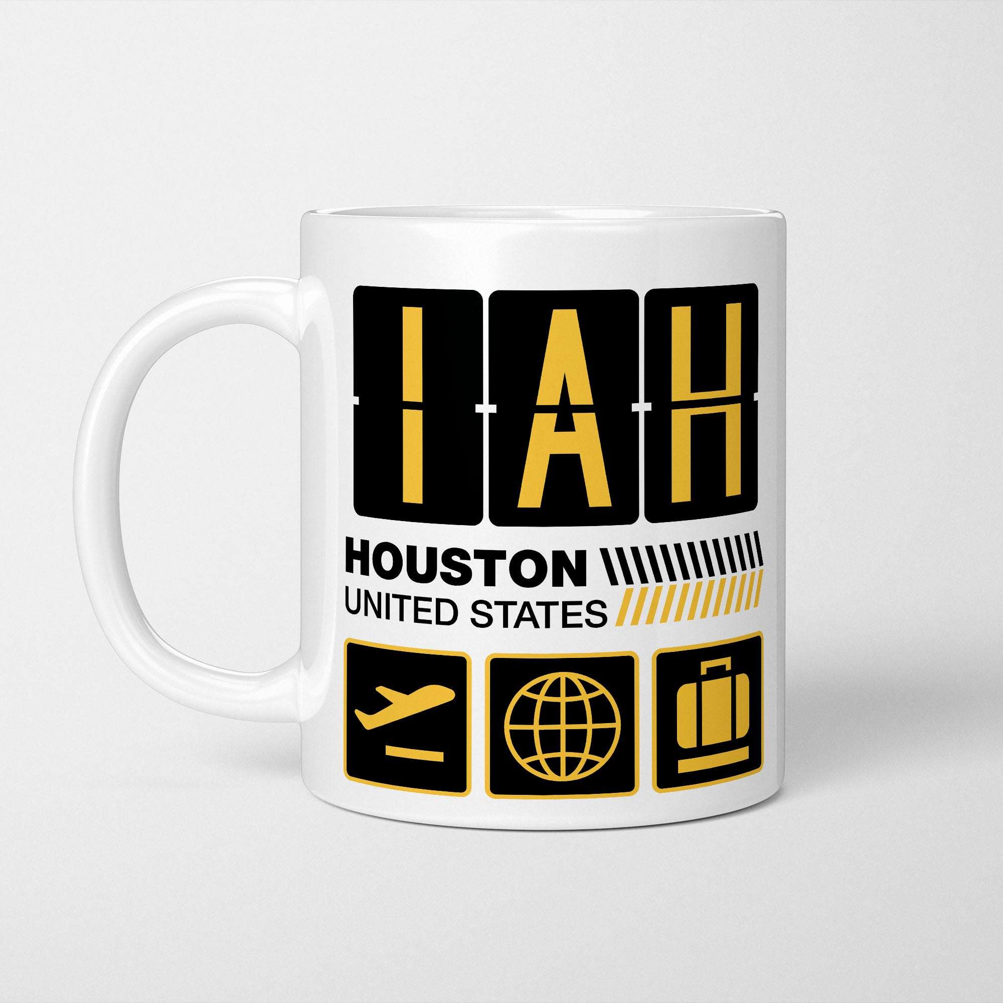 Houston Airport Tag Mug