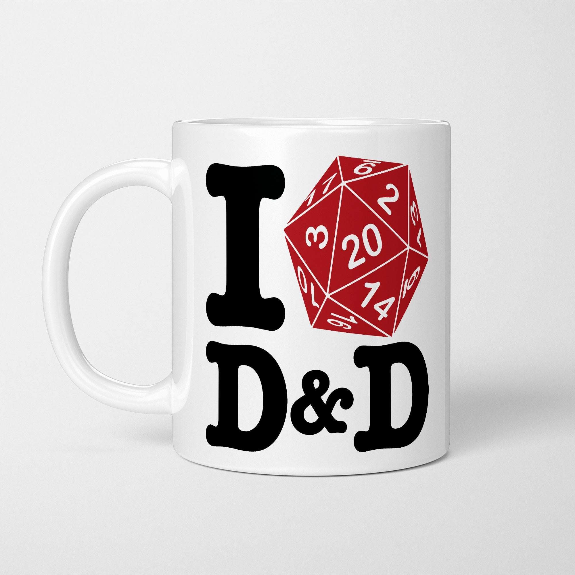 I Heart Dungeons and Dragons Mug