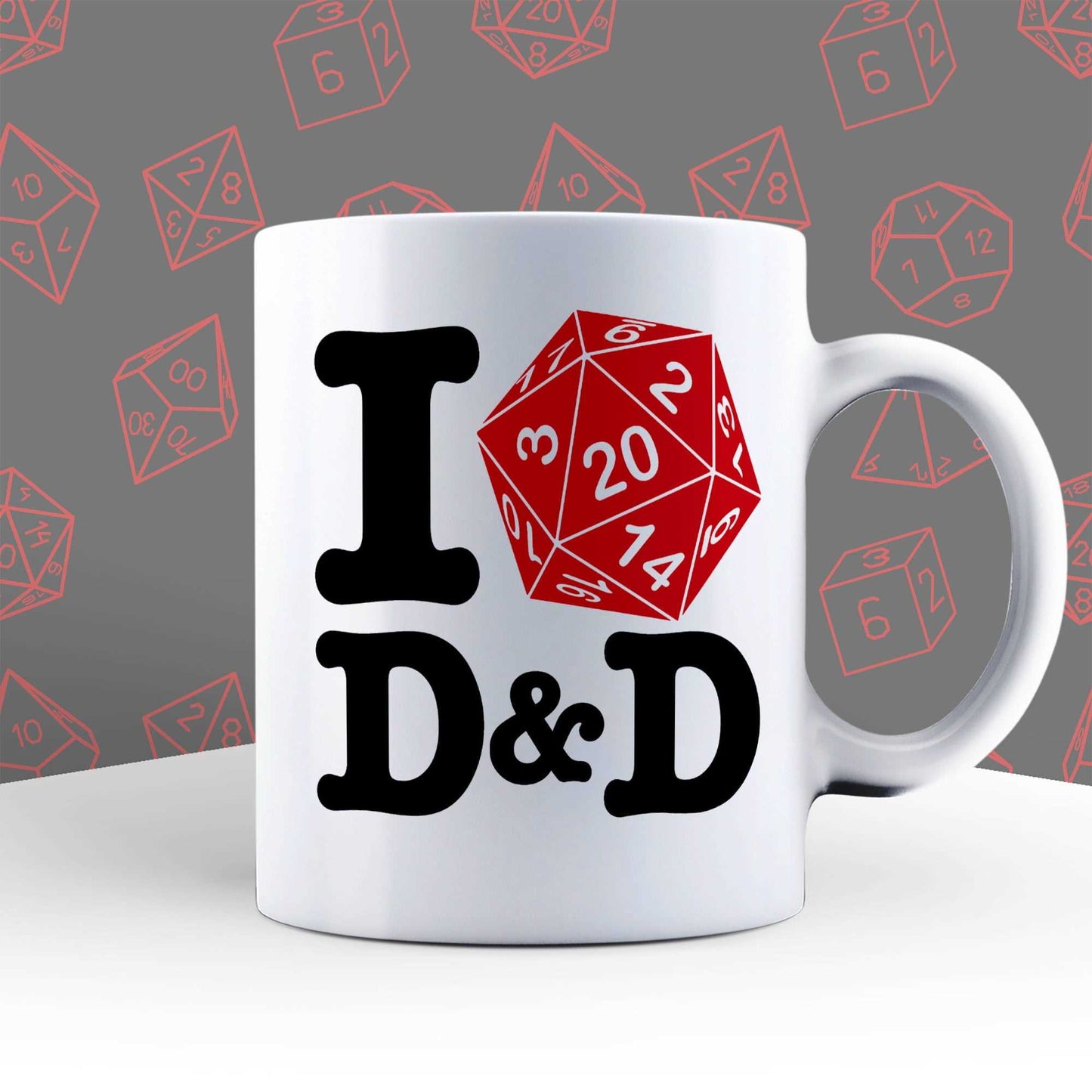 I Heart Dungeons and Dragons Mug