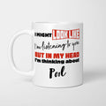 I'm Thinking About Pool Mug