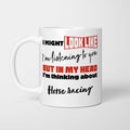 I'm Thinking About Horse Racing Mug