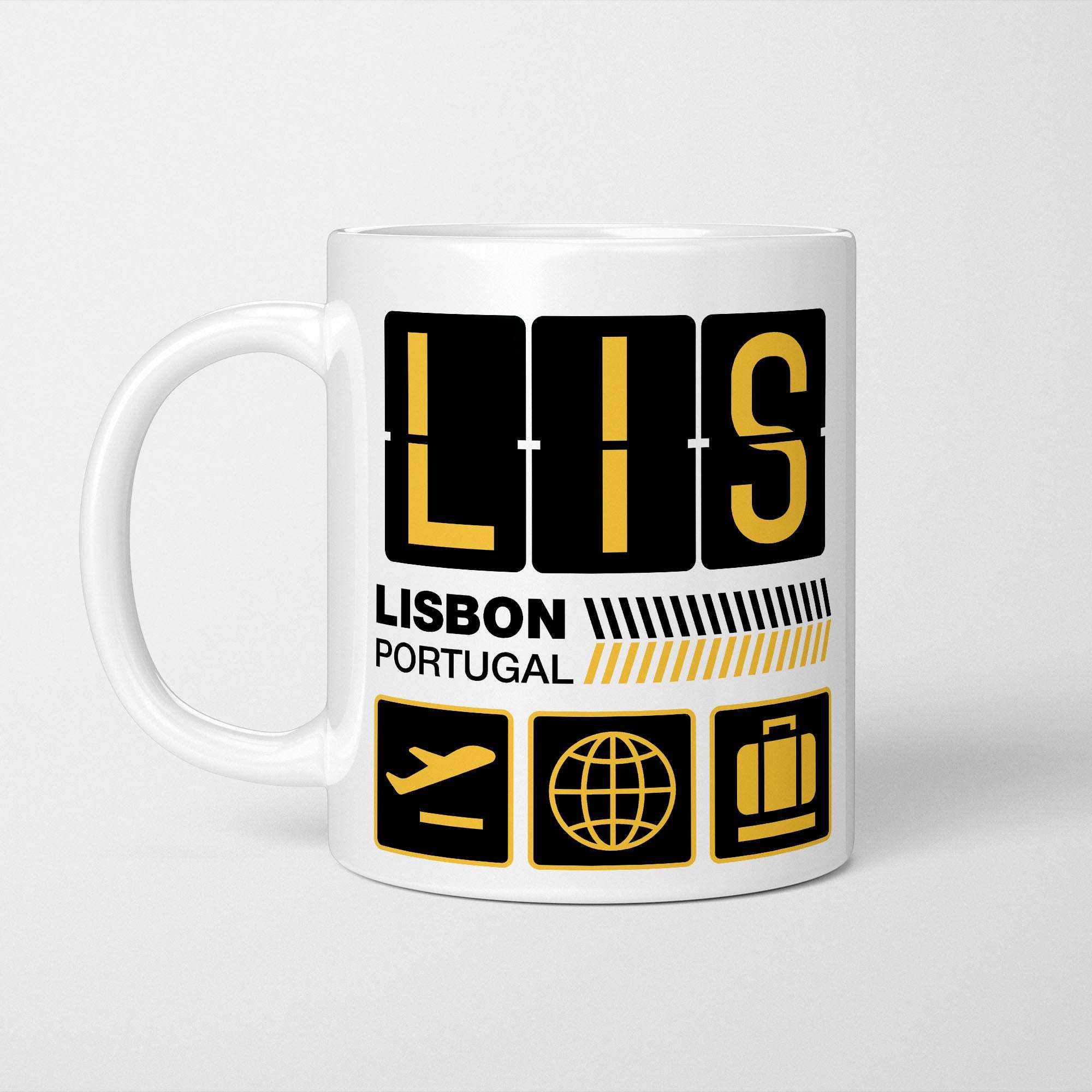 Lisbon Airport Tag Mug