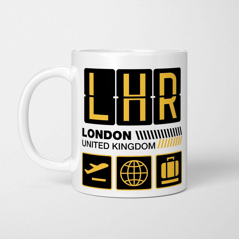 London Heathrow Airport Tag Mug