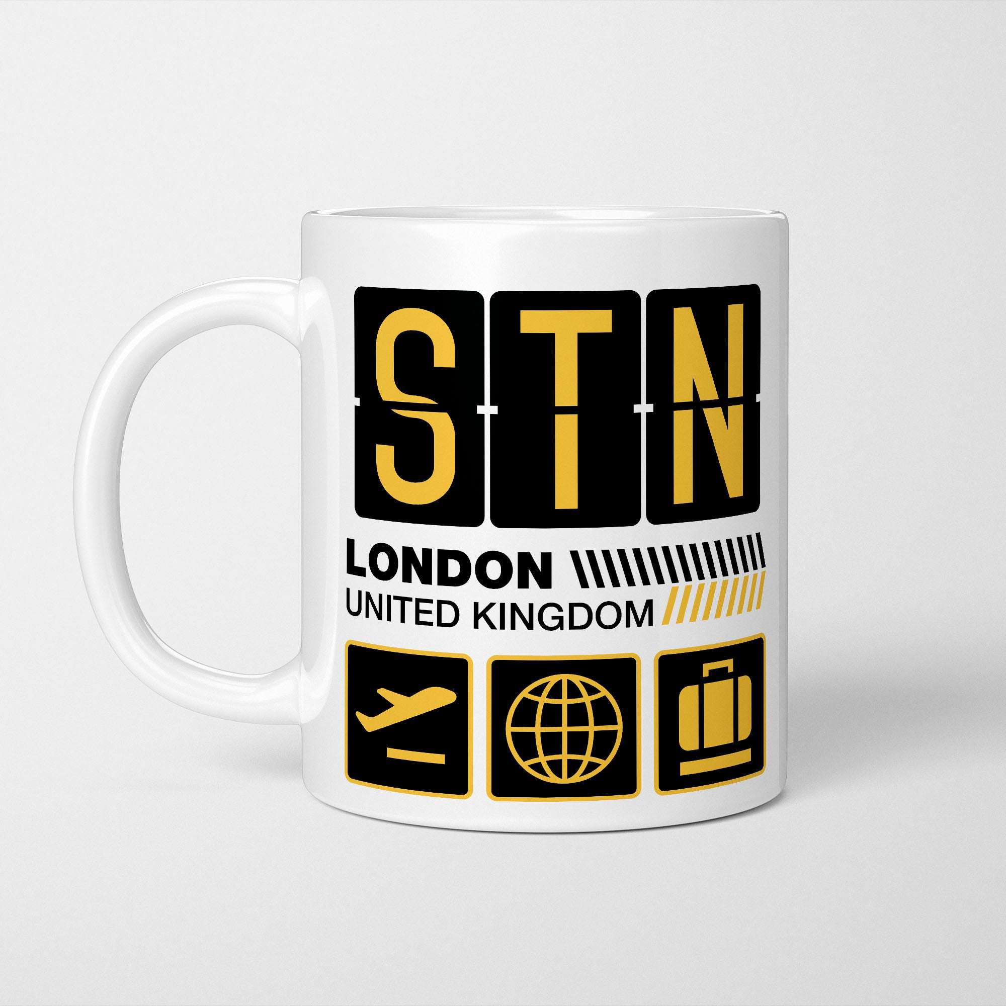 London Stansted Airport Tag Mug