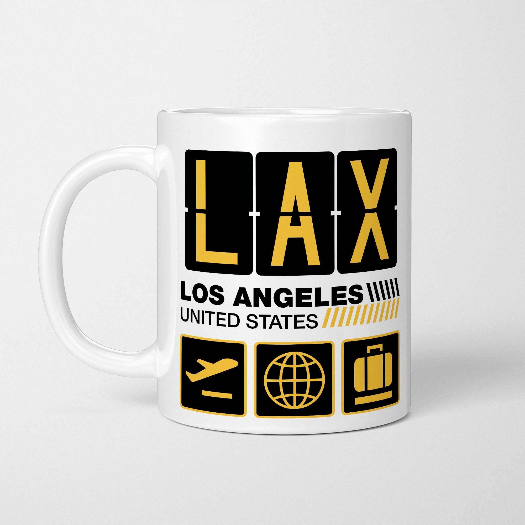 Los Angeles Airport Tag Mug