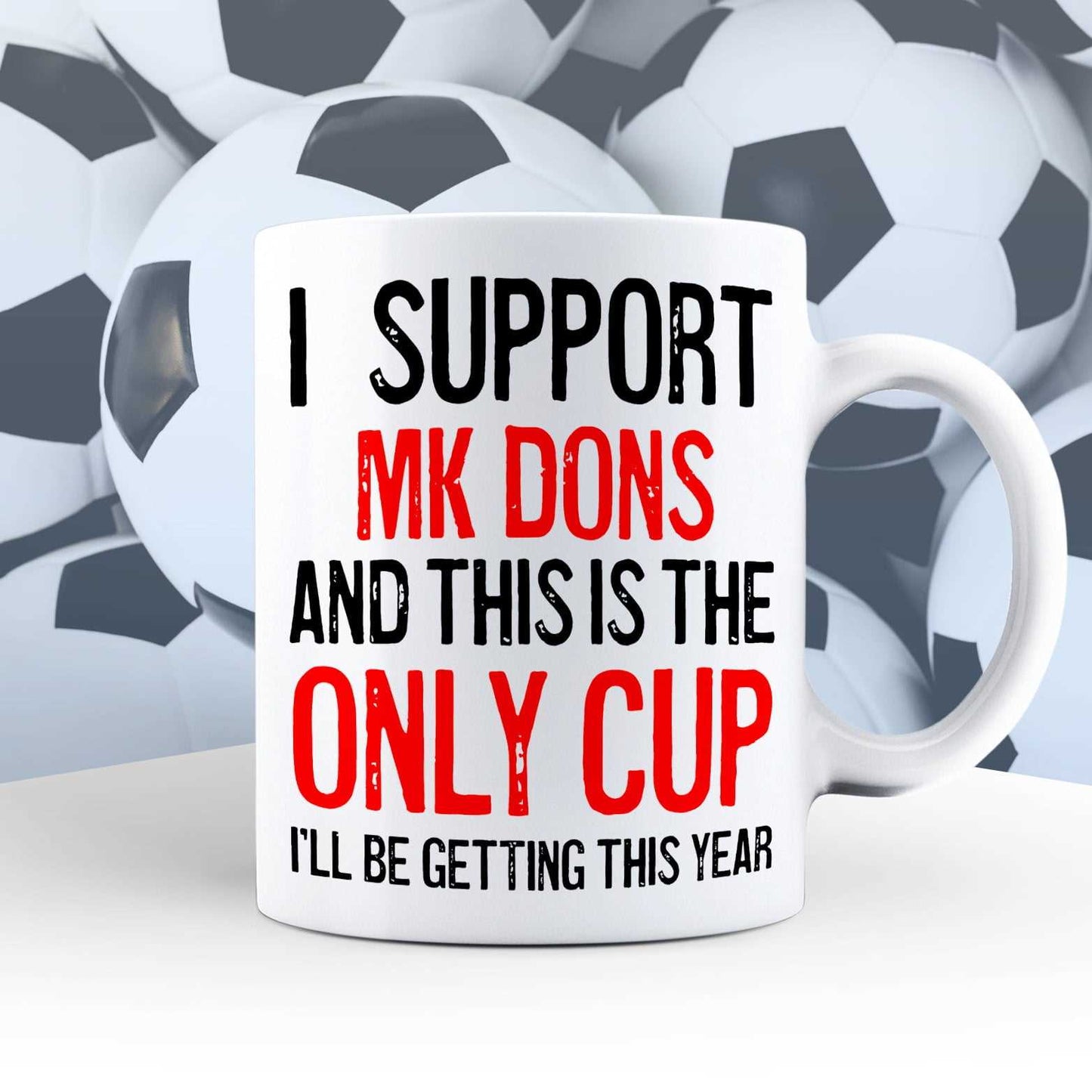 I Support MK Red Mug