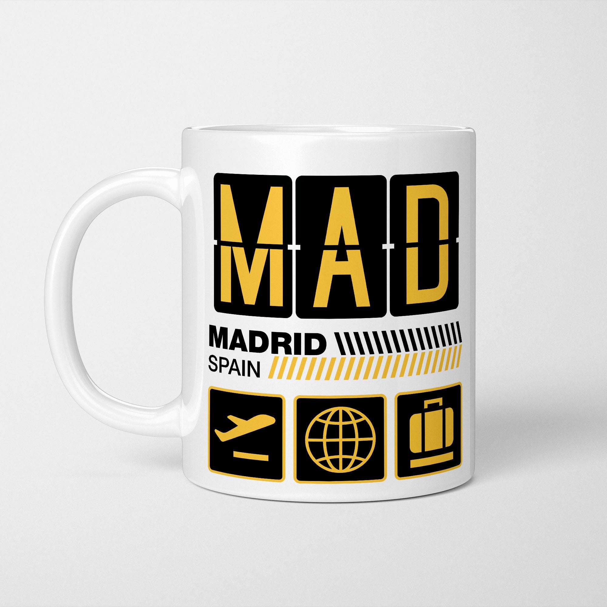 Madrid Airport Tag Mug