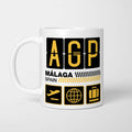 Malaga Airport Tag Mug