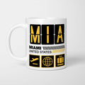 Miami Airport Tag Mug
