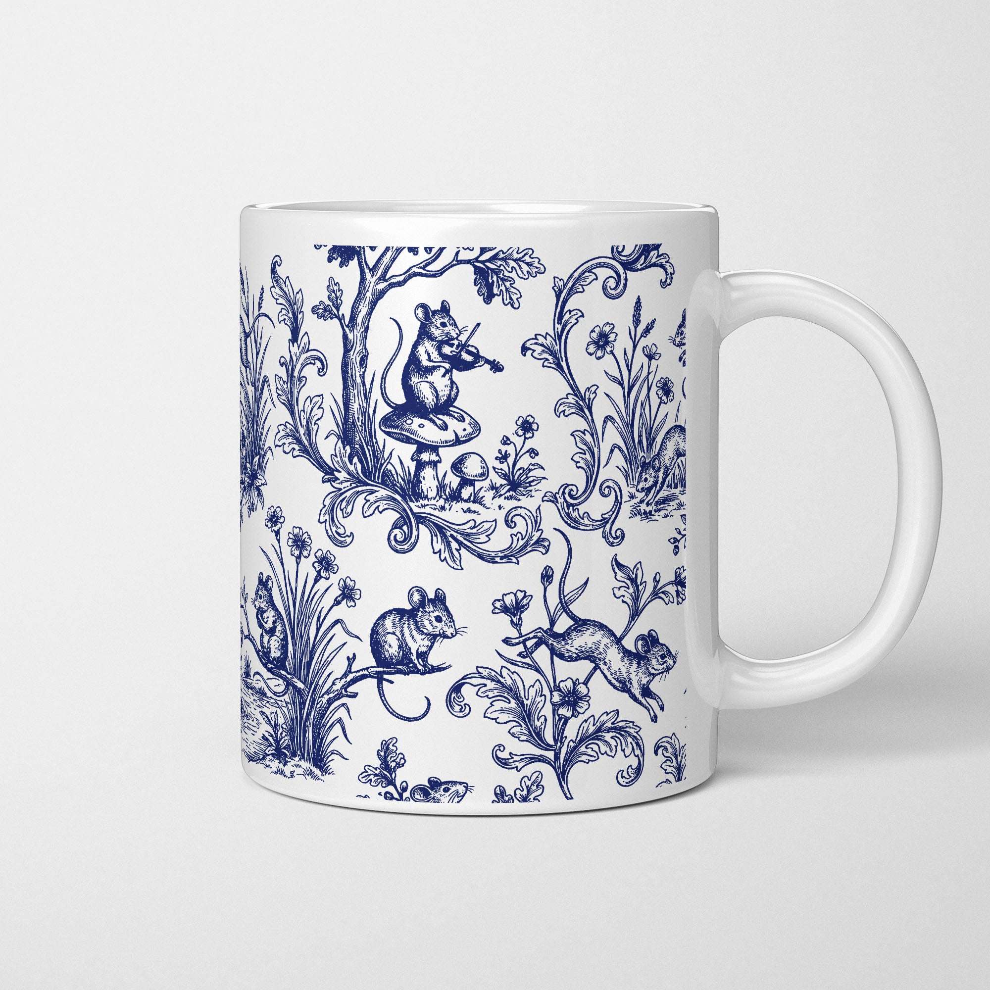 Mouse Toile de Jouy Mug