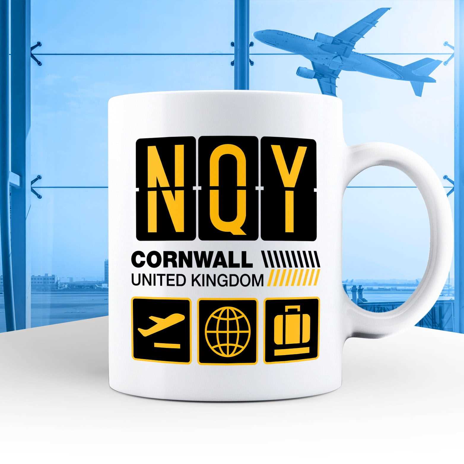 Newquay Airport Tag Mug