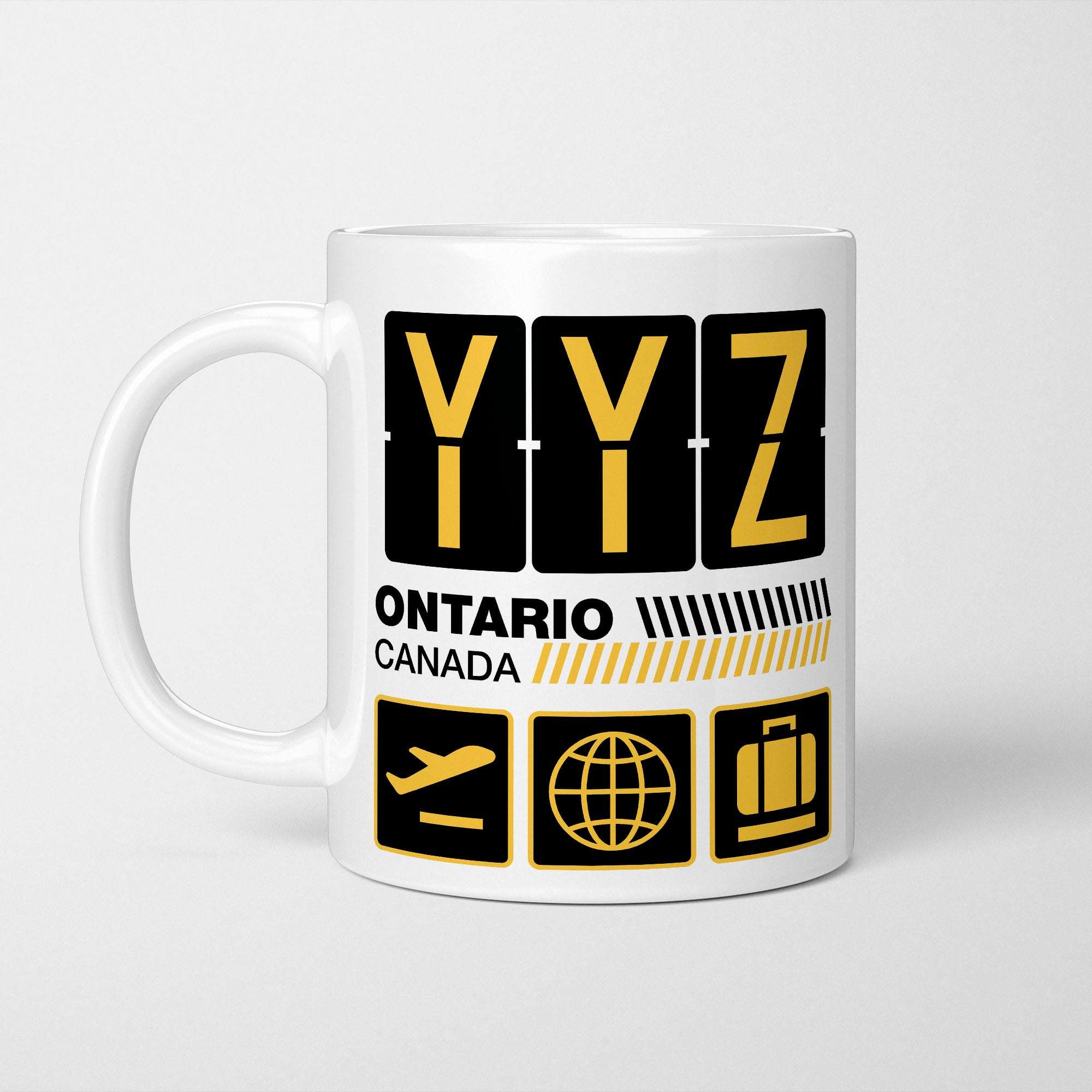 Ontario Airport Tag Mug