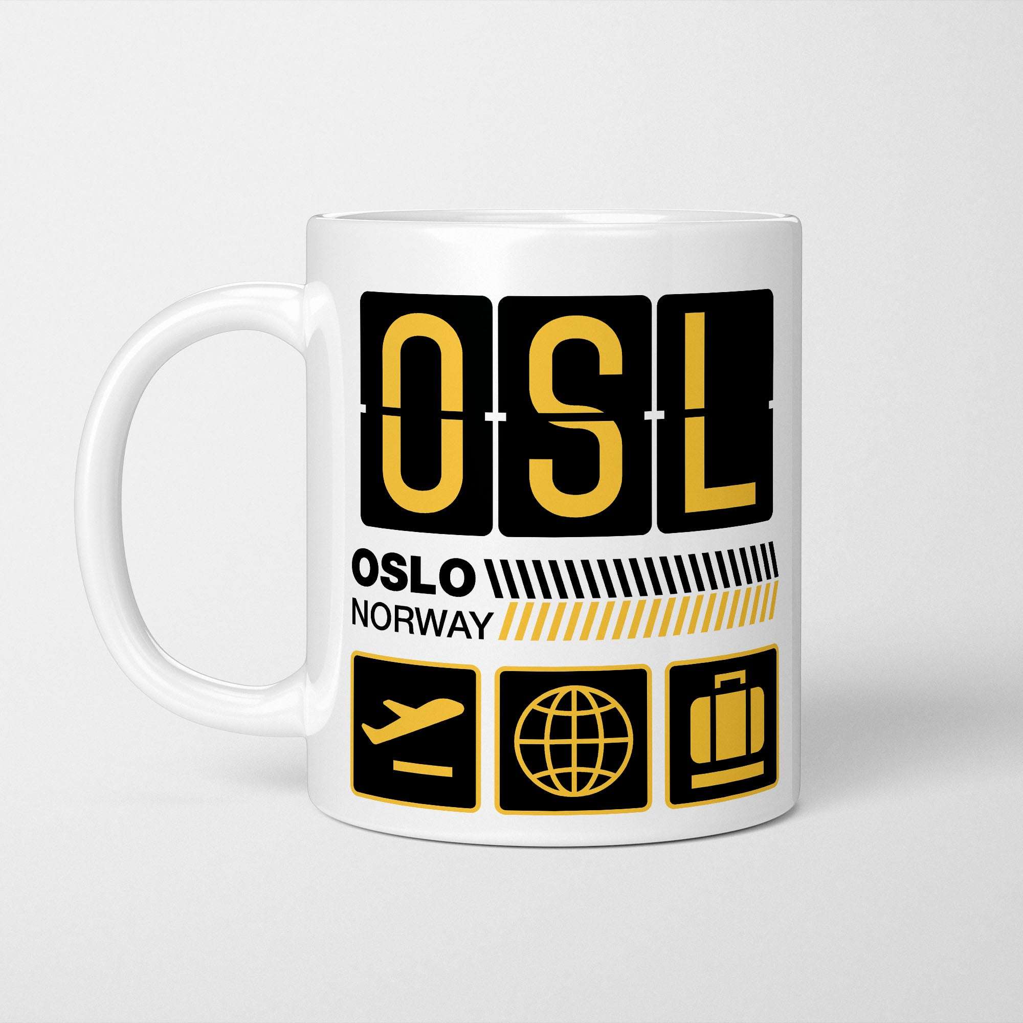 Oslo Airport Tag Mug