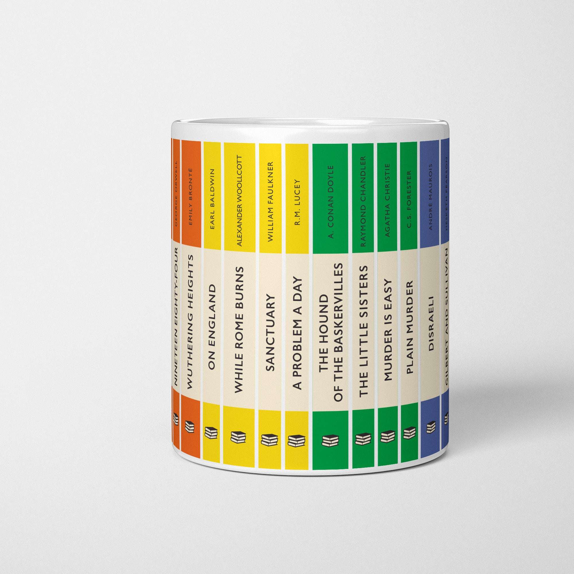 Rainbow Book Covers Mug