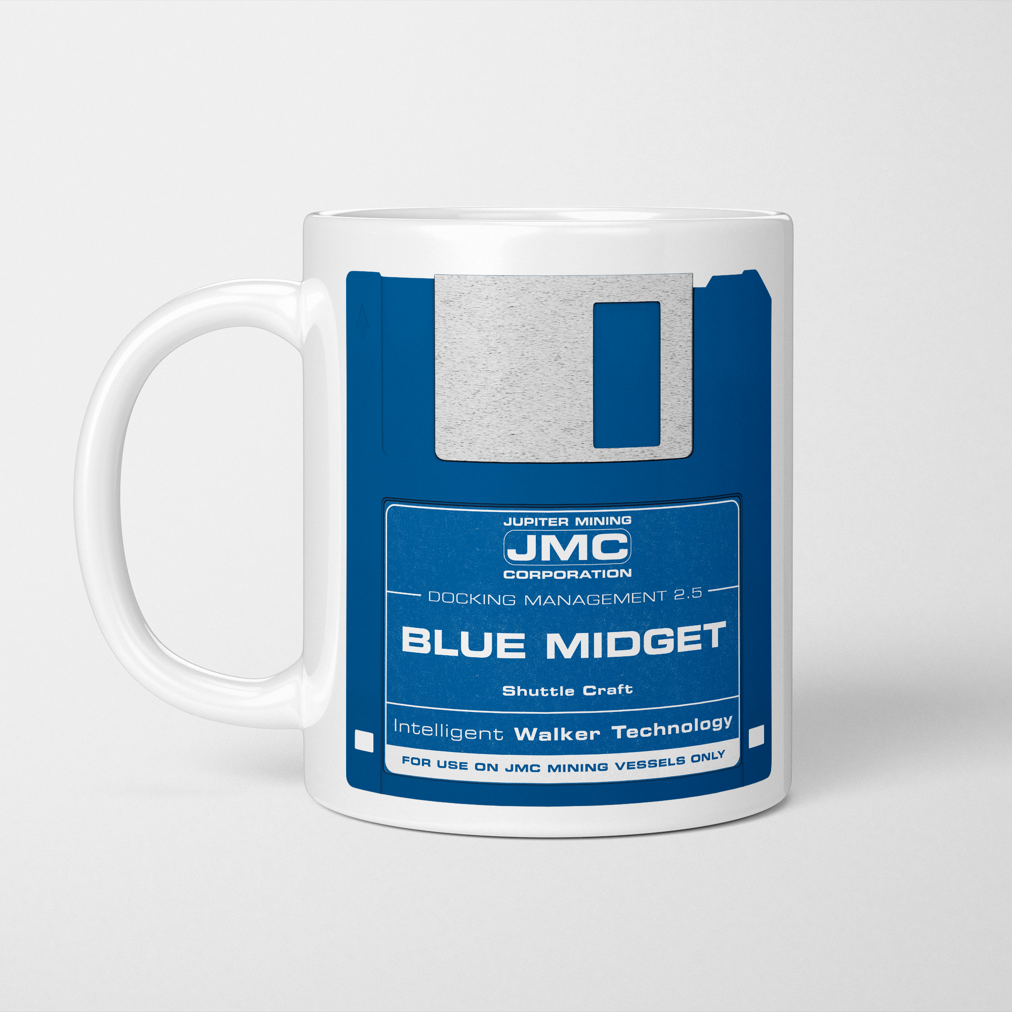 Red Dwarf Blue Midget Floppy Disk Mug