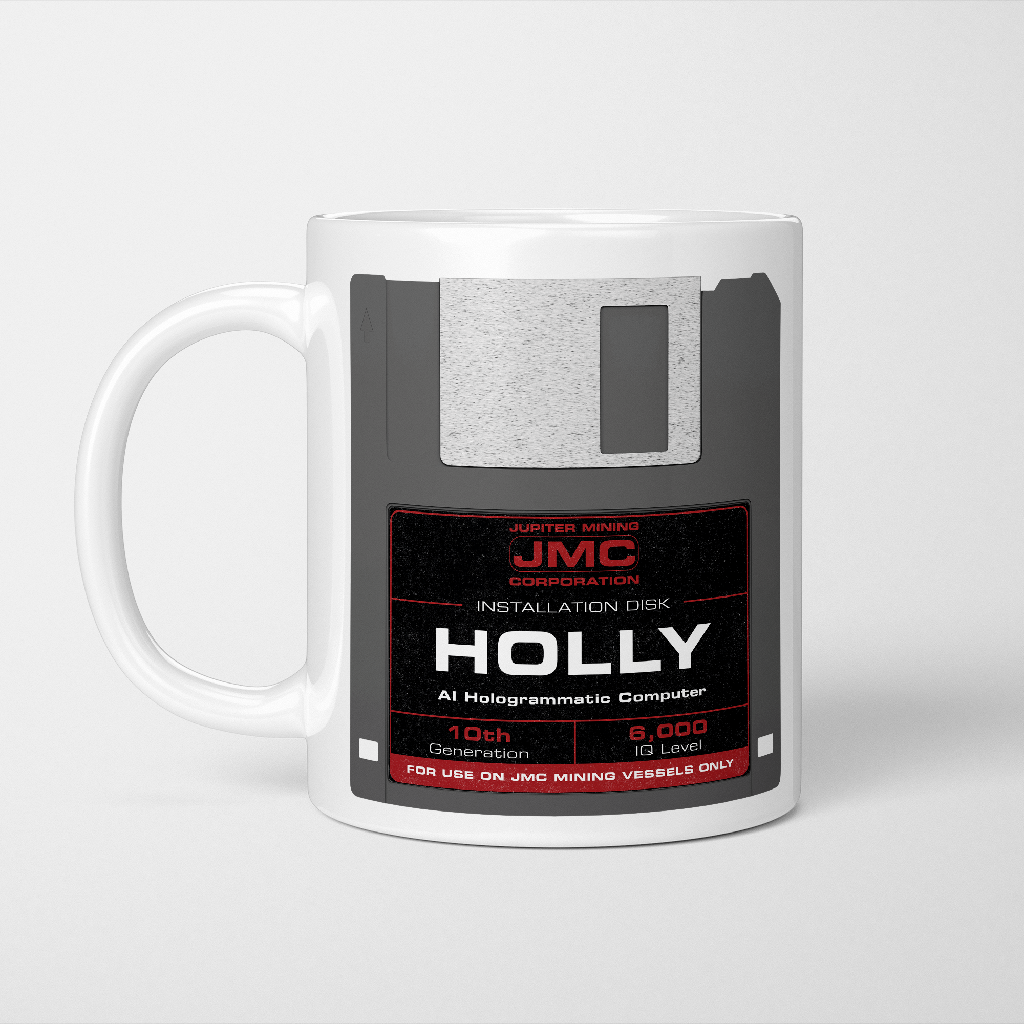 Red Dwarf Holly Floppy Disk Mug