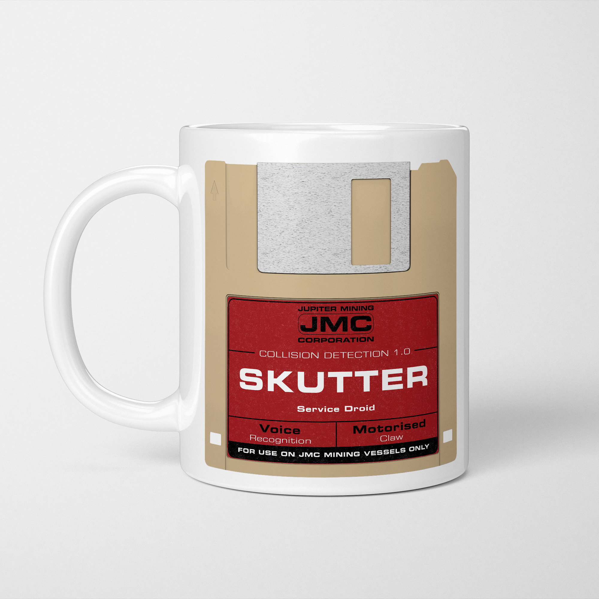 Red Dwarf Skutter Floppy Disk Mug