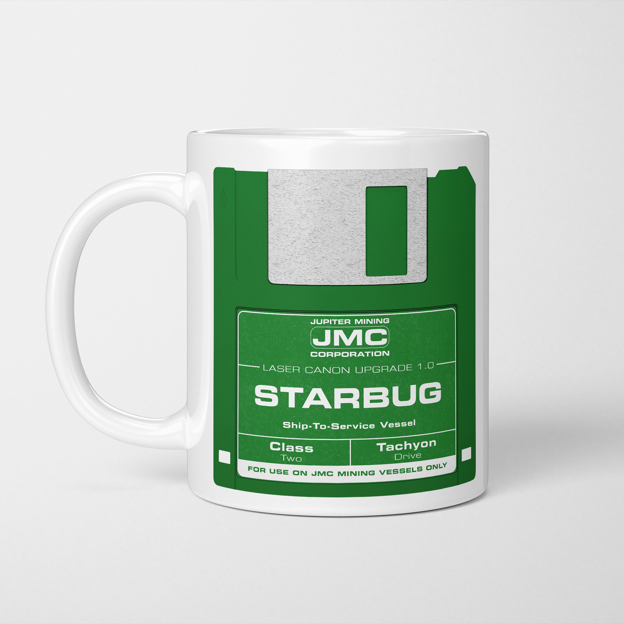 Red Dwarf Starbug Floppy Disk Mug
