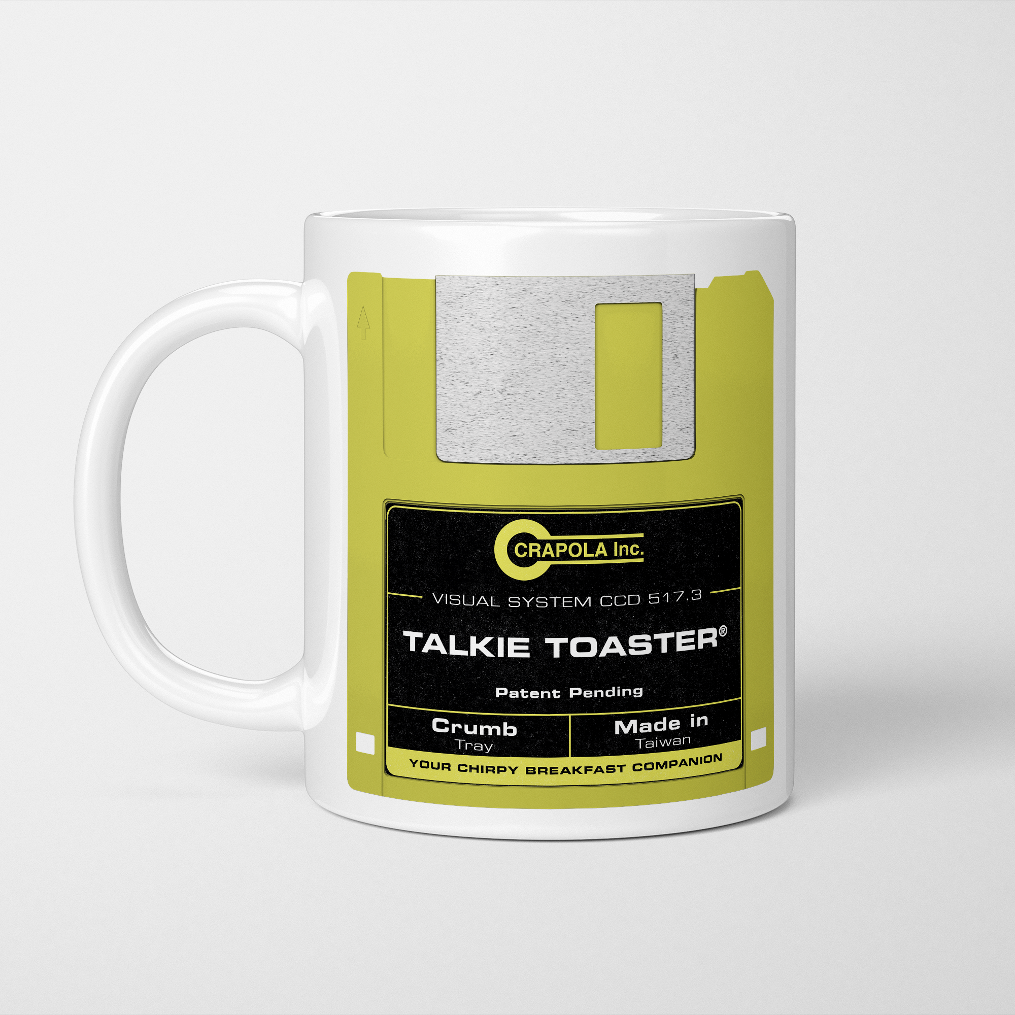Red Dwarf Talkie Toaster Floppy Disk Mug
